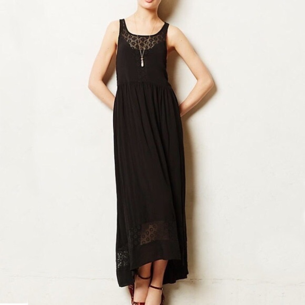 Anthropologie Lilka Stargazer Lace Maxi Dress